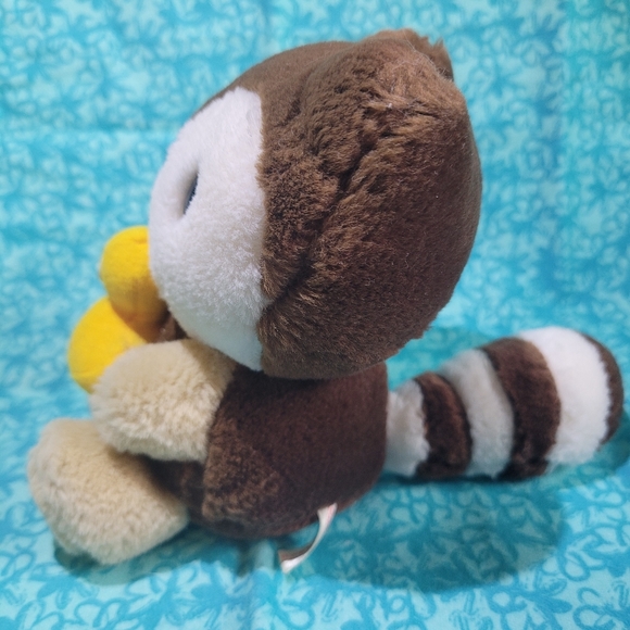 Rare Landry the Raccoon and Pea the Rubber Duck Sanrio Smiles plush 2000 - Picture 2 of 7